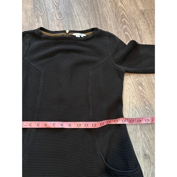Boden Ottoman Mini Black Dress Size 6 - Picture 8 of 9